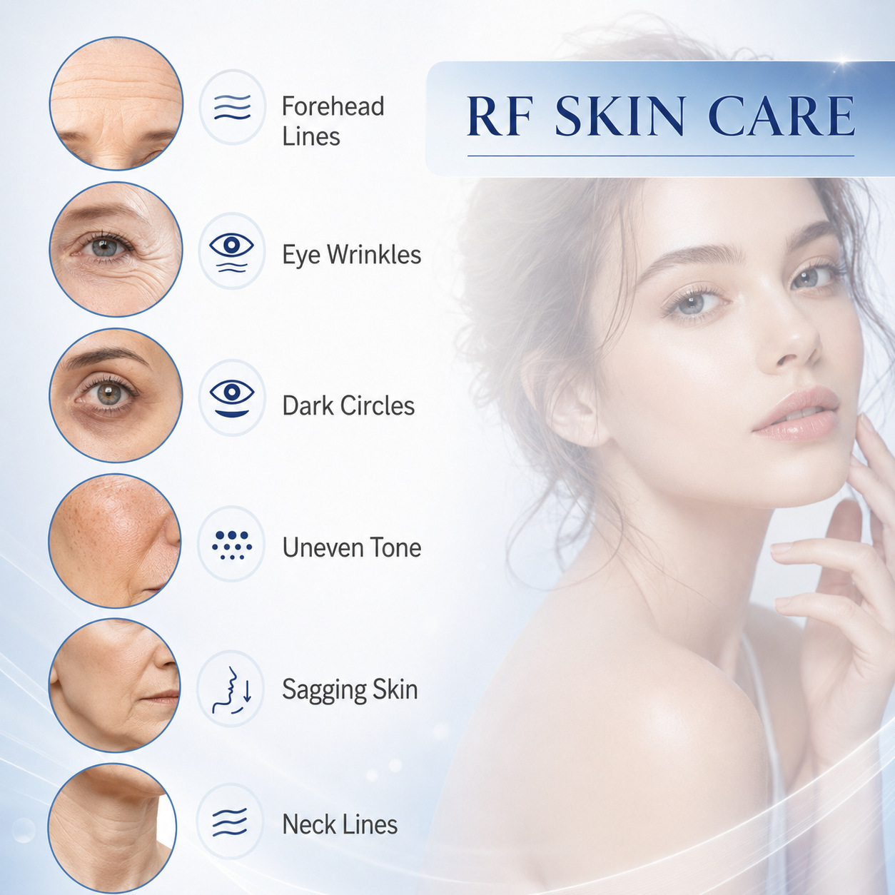 Equipo de Belleza Adelgazante Multifuncional 6 en 1 con Ultrasonido para Cuidado Corporal
