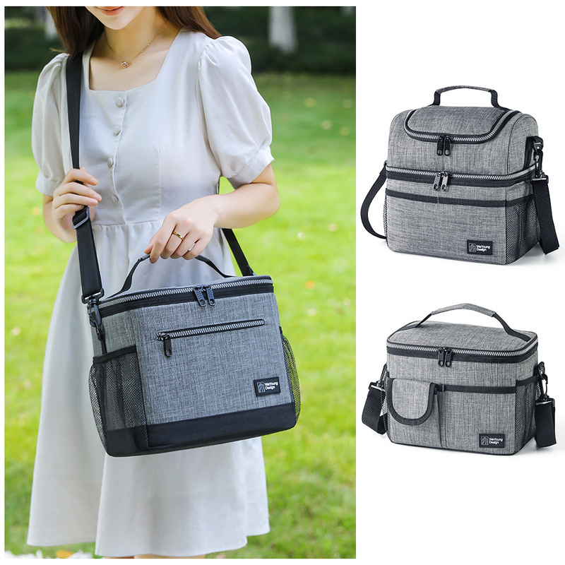 Lunch Bag Amazon Insulated Lunch Bag with Rice Tote Bag Lunch Hand Bag Large Capacity Waterproof Refrigerated Bag