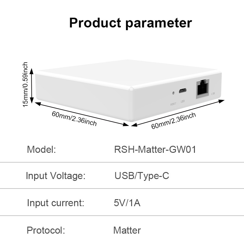 Graffiti Smart matter Gateway Smart Home Network Hub combinación de protocolo multi-modo Wired Gateway