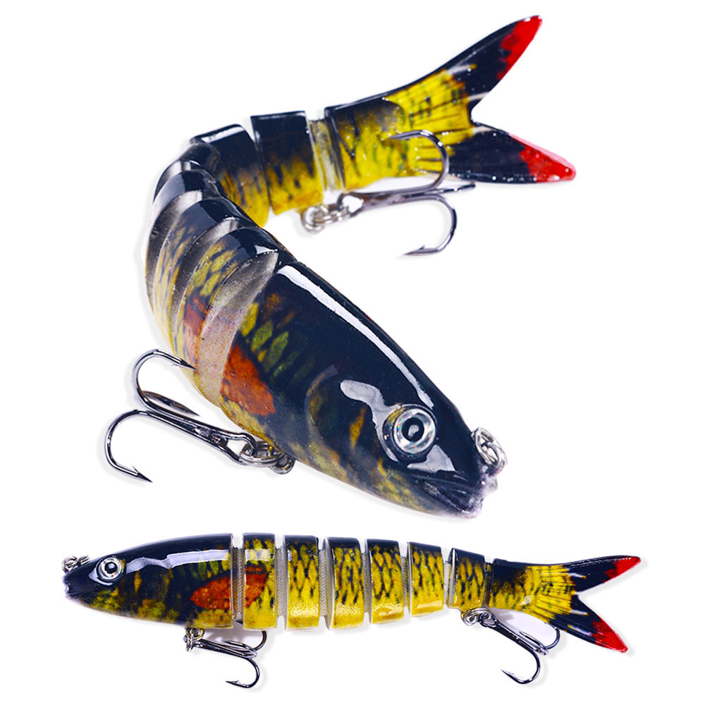 Nuevo Luya cebo multi-Sección de pescado 16 colores 13cm 18g biónico multi-Sección de cebo duro Comercio exterior Luya pesca cebo falso