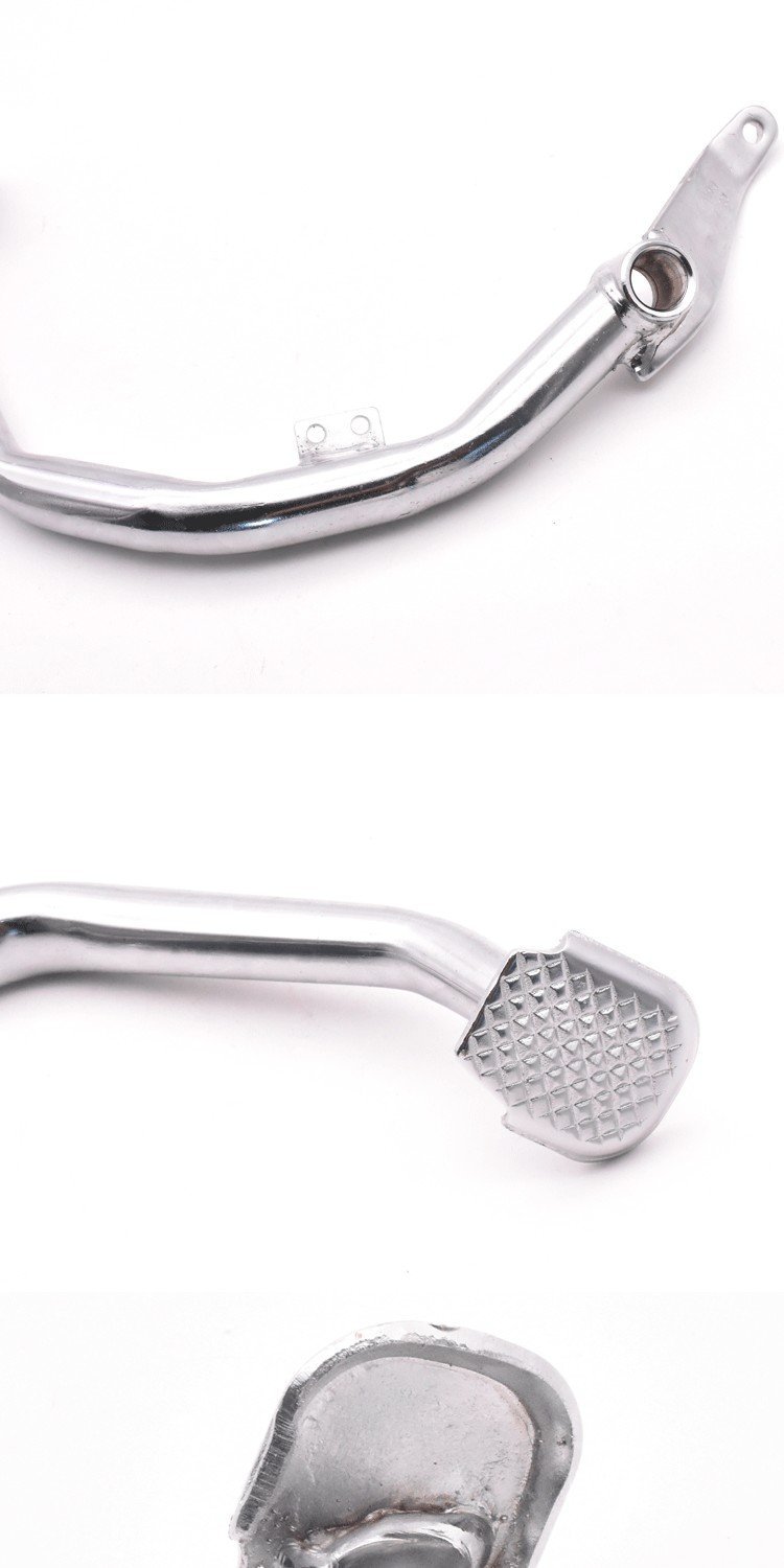 Motorcycle Brake Pedal Drill Leopard Hj125K-A Foot Brake Lever Silver Leopard Brake Lever Brake Step Lever Brake Plate
