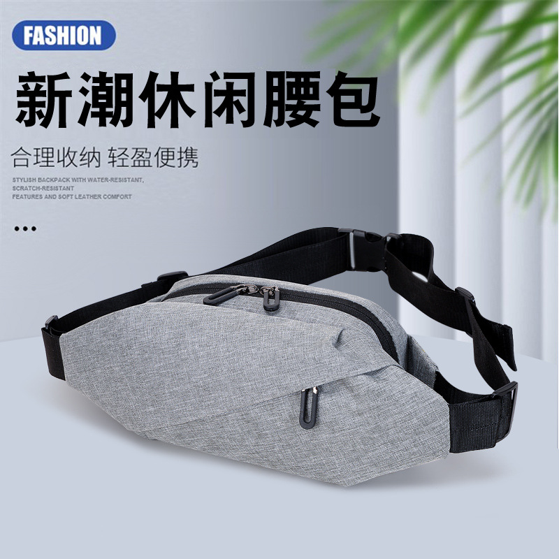 Bolso de Pecho Cruzado para Hombre de Nylon Impermeable y Resistente al Desgaste para Uso Diario