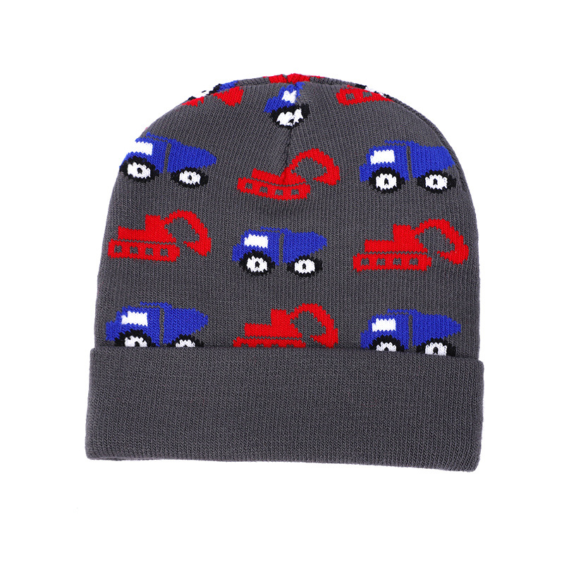 Children Unisex Cartoon Style Basic Car Eaveless Wool Cap display picture 3