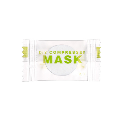 Maioli 1 capsule silk compressed facial mask, thin mask paper, hydrating mask capsules, cotton non-woven mask buckle