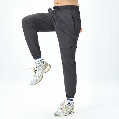 Outdoor Summer Sports Ribbed Cone Leggings with Elastic Waterproof Quick-Dry Antimicrobial Anti-tear