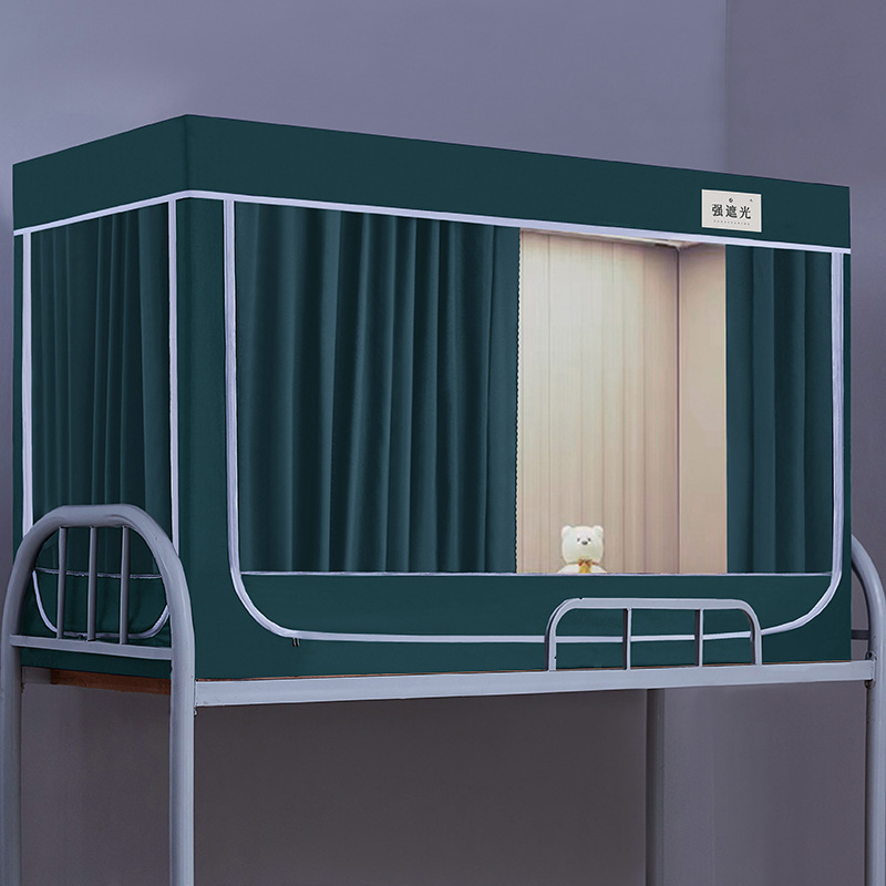 Nueva B20S recubrimiento de seda engrosada fuerte sombreado dormitorio superior e inferior litera estudiante mosquitera 0,9 m soporte de acero inoxidable