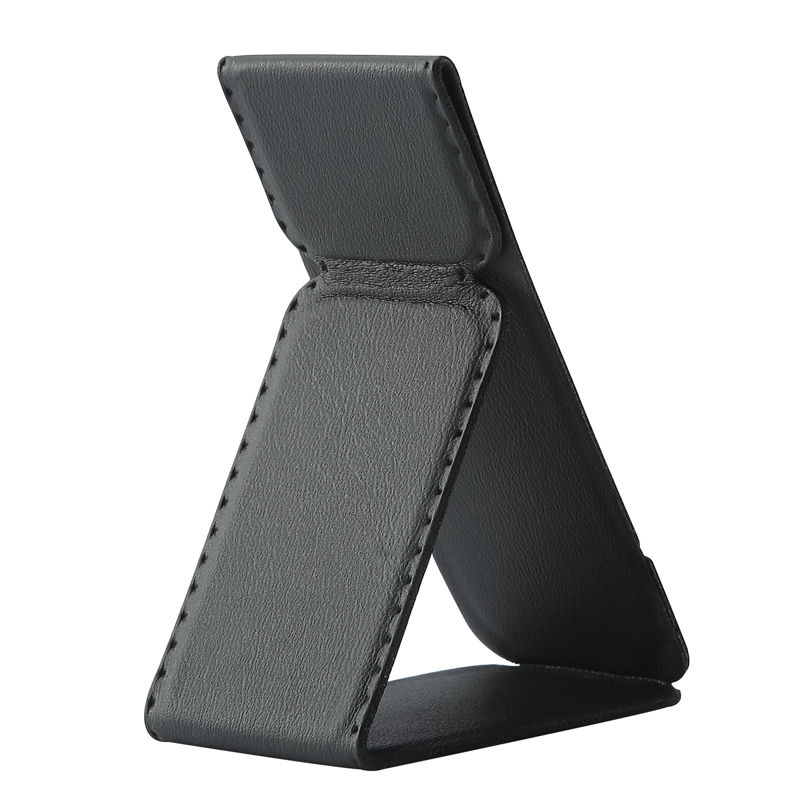 El soporte pequeño de pasta versátil es adecuado para todos los modelos de teléfonos móviles. Soporte de teléfono móvil de cuero PU con patrón de manzana magnético plegable