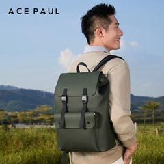 ACE PAUL环保手提材质商务双肩包大容量旅行背包通勤书包