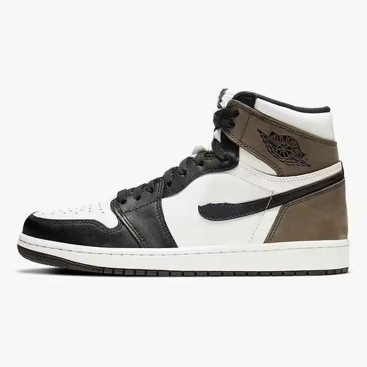 Comercio exterior AJ1 zapatos blancos y negros panda zapatos de baloncesto de alto tamaño Joe1 azul blanco puro de Carolina del Norte pareja zapatos casuales image 18