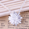 唯华 Small fresh necklace solar-powered, silver pendant, wholesale