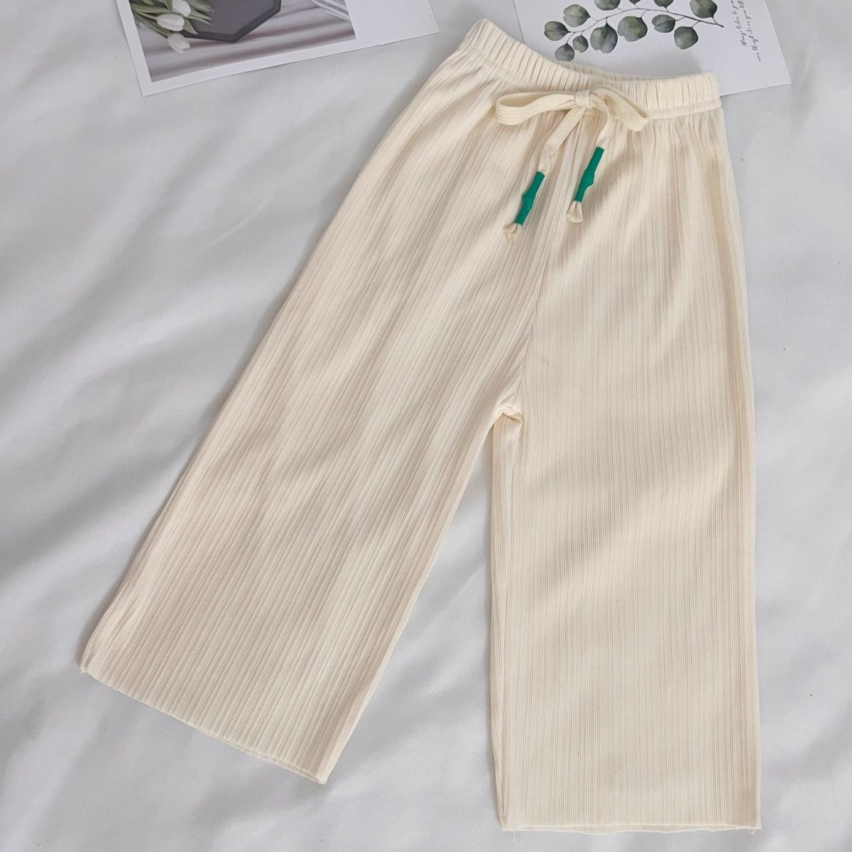 Solid Color Pattern Basic Solid Color Polyester Pants & Leggings