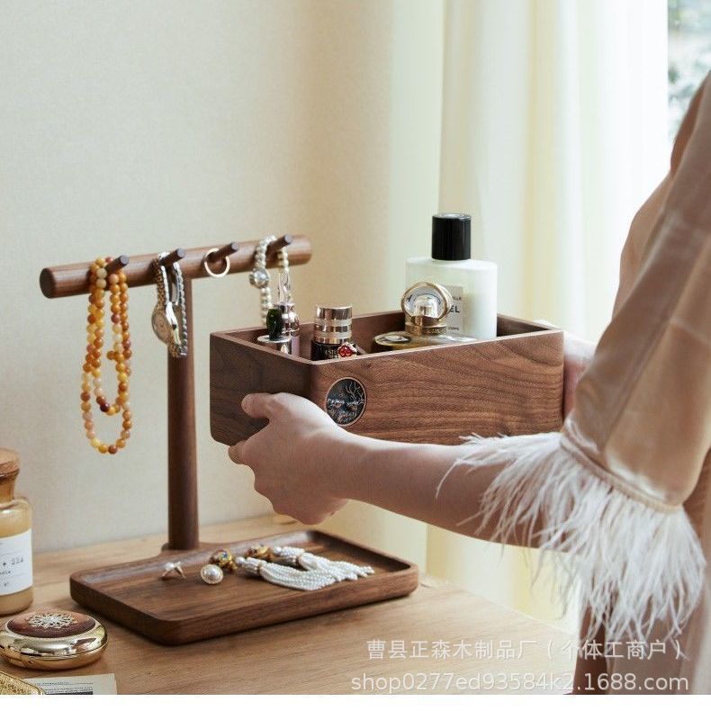 进门玄关钥匙收纳架梳妆台化妆品整理架玄关香薰蜡烛盘饰品展示架|undefined
