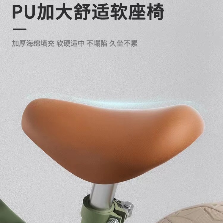 Bicicleta de equilibrio de acero con alto contenido de carbono sin pedales para edades de 1 a 6 años, bicicleta deslizante, andador, patinete para niños.