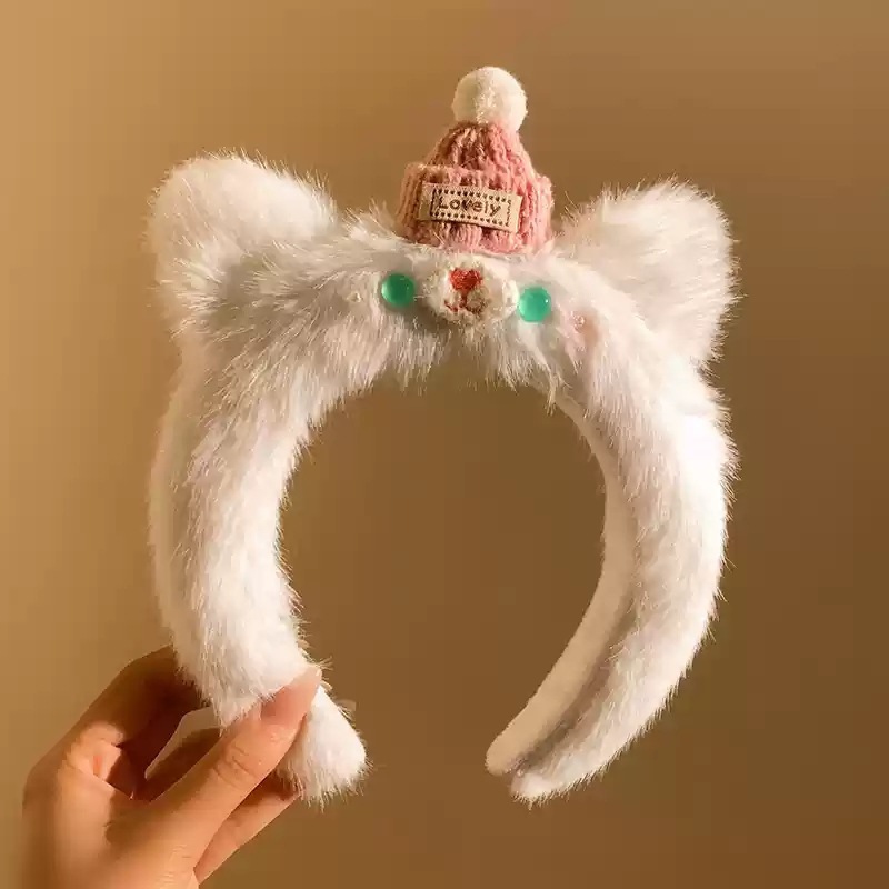 Estrellas de esponja extrañas lindas mujeres lavado de la cara máscara de presión de cabello maquillaje fotos otoño invierno joyas para el cabello