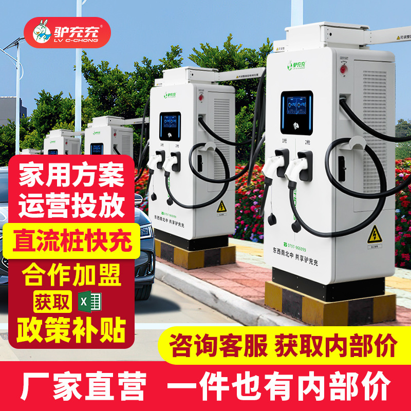 直流双枪充电桩380V商用运营新能源电动汽车快速充电桩40kw充电站