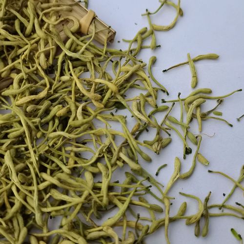 Bulk wholesale honeysuckle tea 500g new goods green gold honeysuckle dry without foam herbal tea, bulk purchase preferred