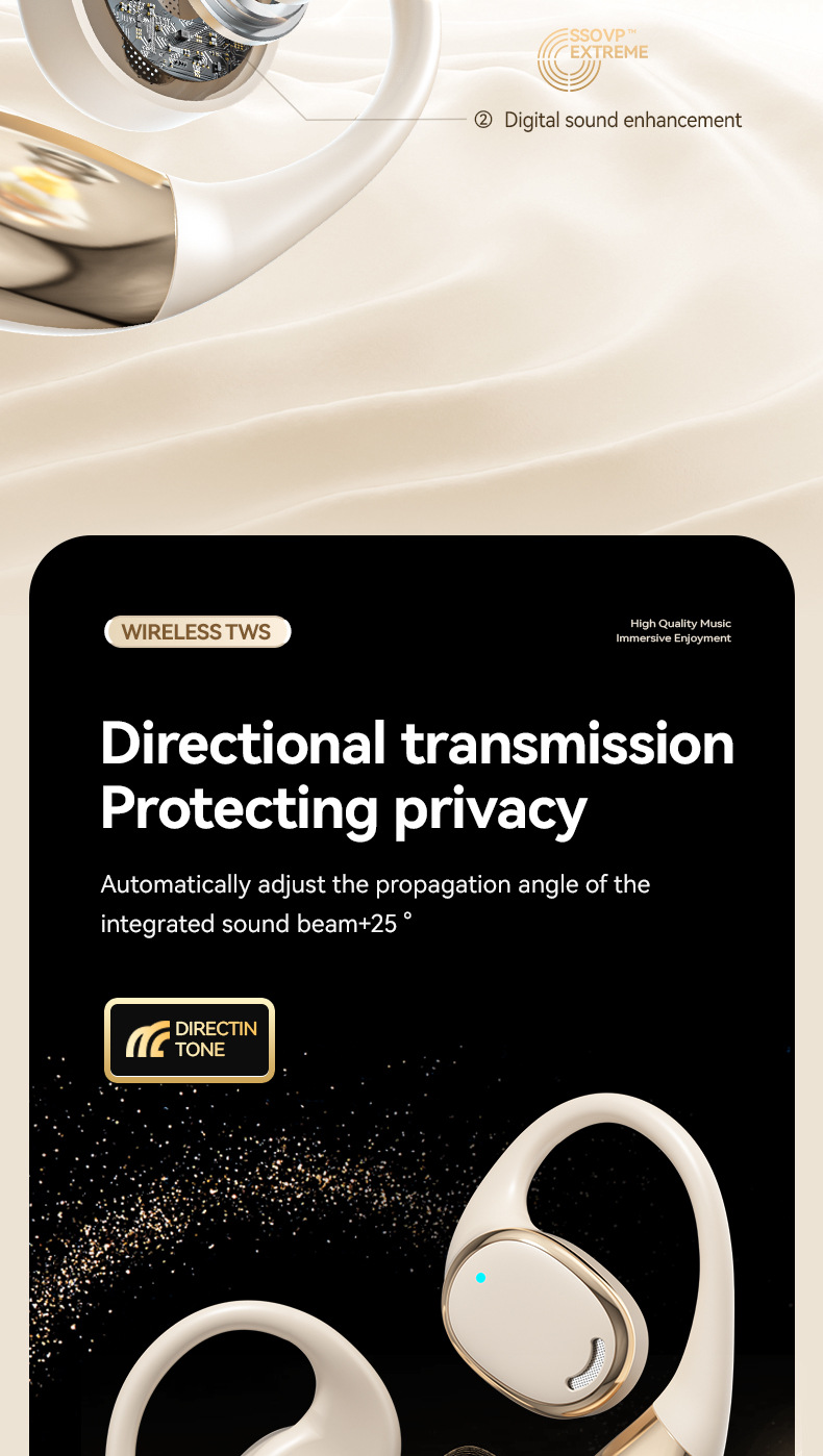 Écouteurs bluetooth avec longue autonomie et réduction de bruit_voghion.com