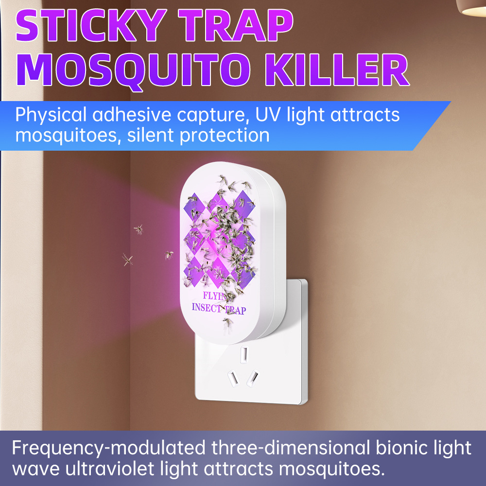 Cross-border New Sticky Mosquito Killer Flying Insect Trap Amazon Home Mosquito Repellent Drosophila Mosquito Sticky Trap