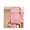 Universal phone bag, small clutch bag, long shoulder bag with zipper, capacious wallet