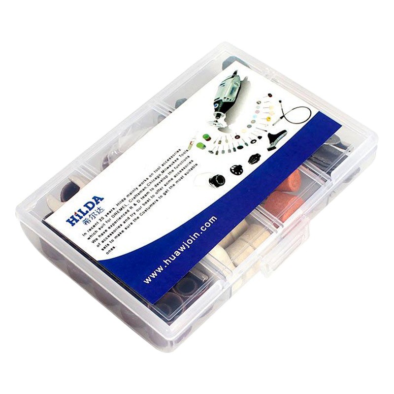 Hilda 92 unids metal madera talla broca eléctrica herramienta rotativa accesorios un conjunto de pulido corte