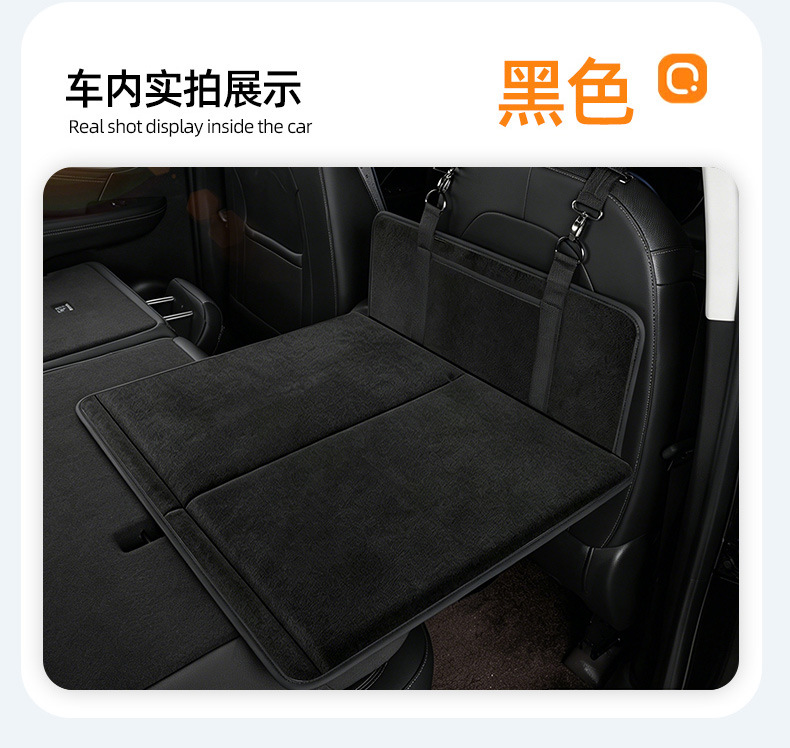 Car Rear Seat Sleeping Suv Car Camping Bed Extension Board Foldable Thick Travel Mattress Rear Seat Sleeping Pad Bed