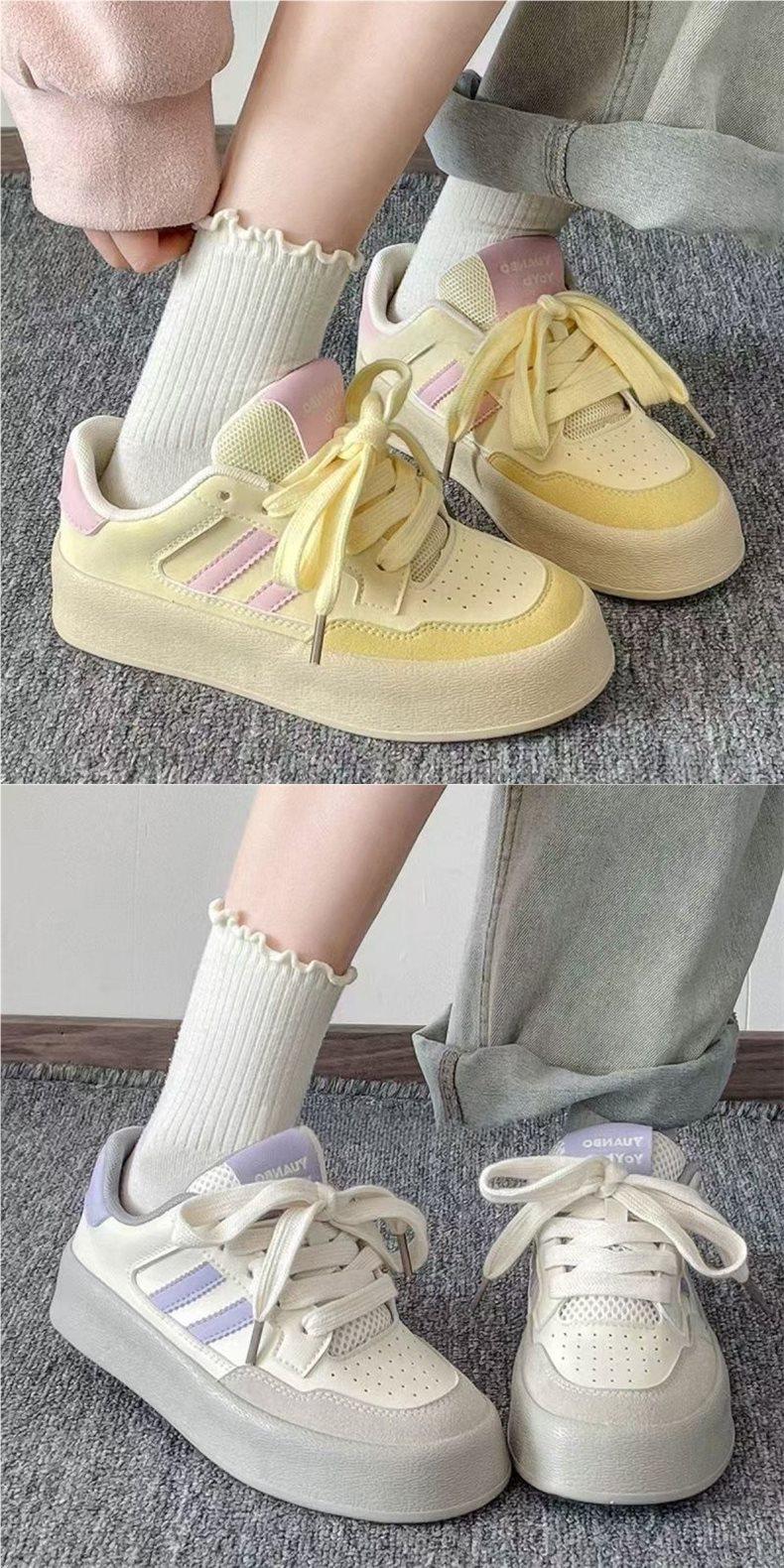 2025 Spring/Summer New Model Student Lightweight Non-Slip Versatile Sneakers Campus Style High-Value German Training_voghion.com