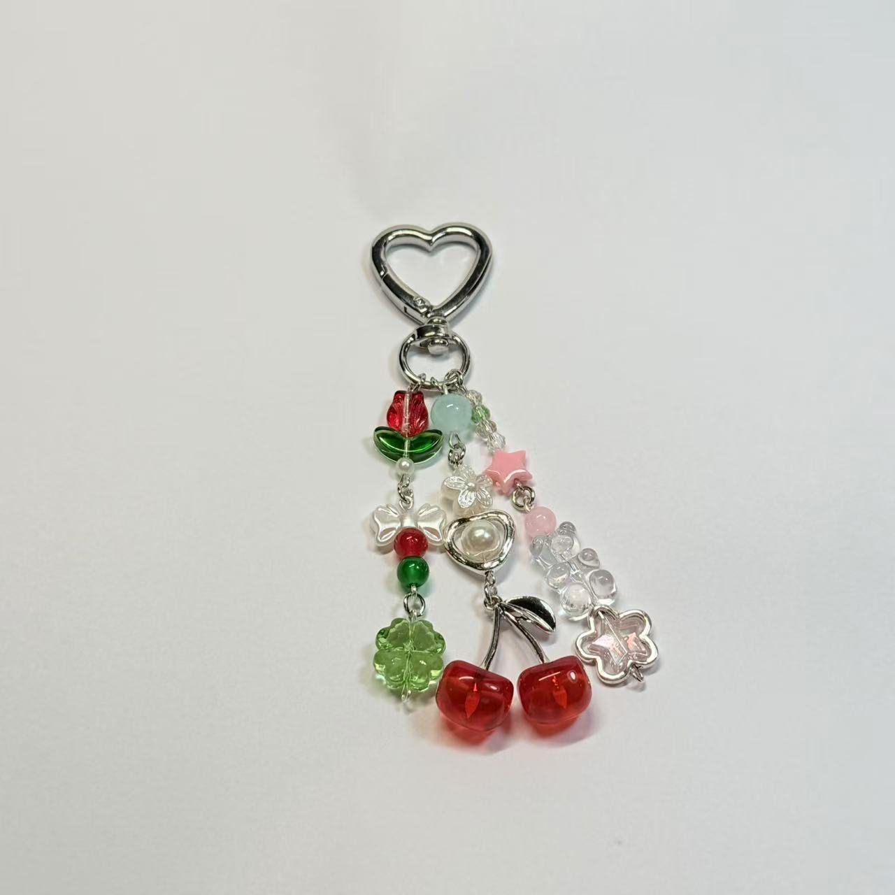 Cute Resin Animal Fruit Unisex Bag Pendant Keychain display picture 7