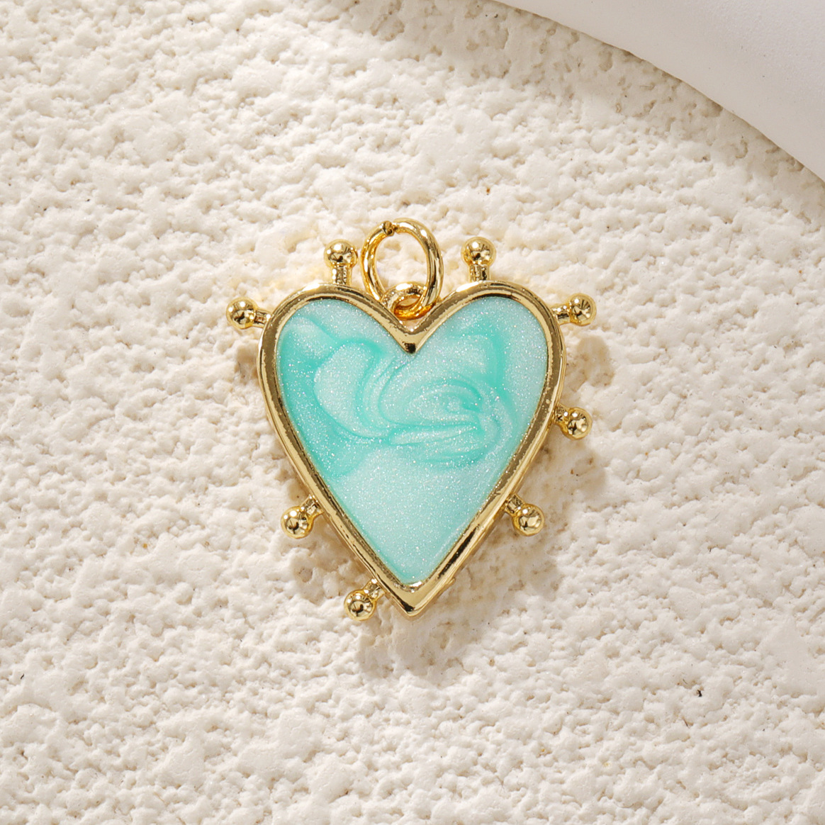 4g Weight Pendant Jewelry Making Type 20 * 25mm Jewelry Making Size Zircon Inlay Material DIY Jewelry Accessories Classification 1 Piece Quantity Copper Material Heart Shape Pattern Polished Finish Enamel, Plating, Inlay Design IG Style Style 1 Piece 20 * 25mm Copper Zircon Heart Shape Polished Pendant 11