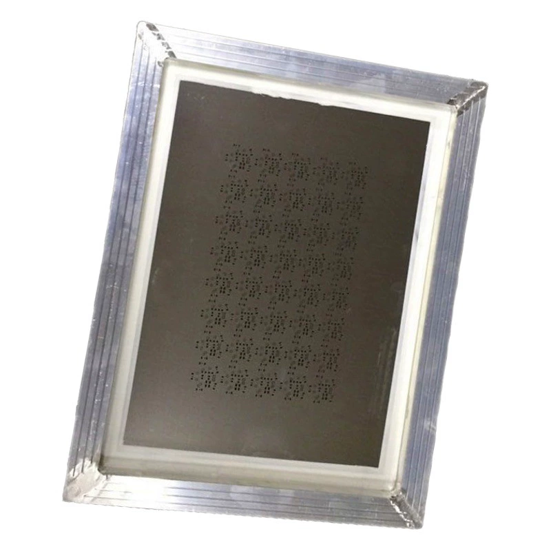 Трафарет для пайки из нержавеющей стали с электрополированным алюминиевым каркасом, красным клеем, для точной лазерной печати паяльной пастой, высокоточная индивидуальная настройка