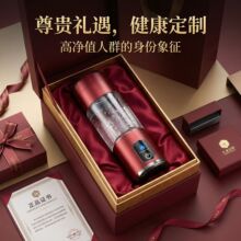 普飞露批发定制高端商务会礼品富氢水杯热卖私模富氢水发生器