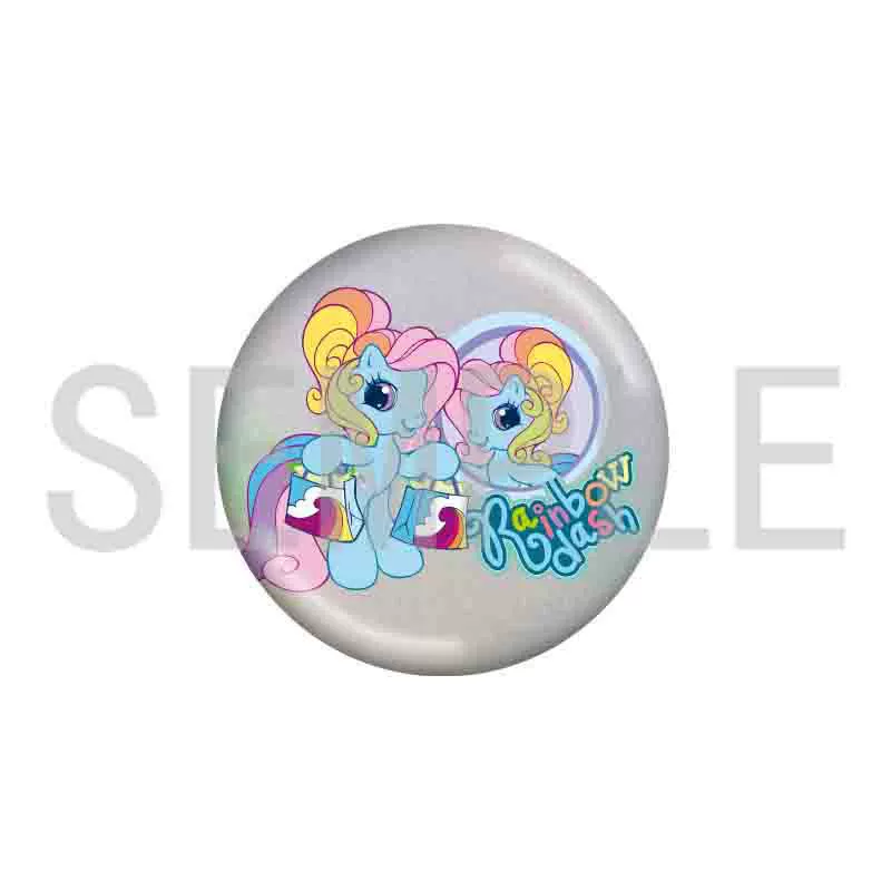 Старшая деталь Little Ma Bolly 75 Двойная вспышка Панель Значок Bad My Little Pony, Hyatt, Ziyue Yunbao Apple Jiaer