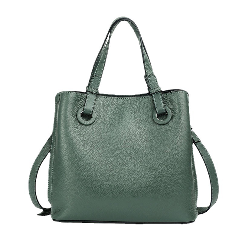 Qiandian Bags 2026 New Trendy Bucket Bag For Women, Soft Leather Large Capacity Crossbody Handbag, Stylish Shoulder Bag - Thumbnail 5