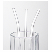 NU08透明玻璃吸管耐高温可爱刻度杯儿童硅胶吸管弯头水杯吸管
