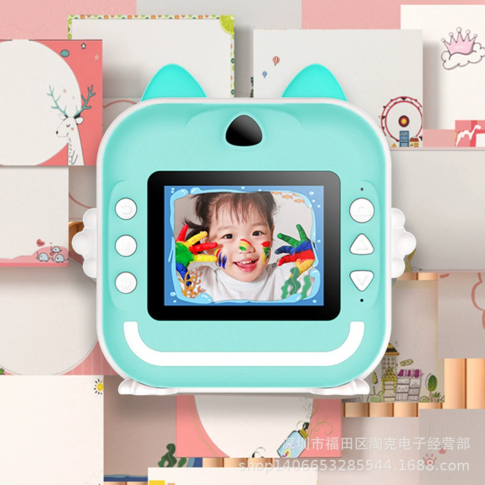 (Cross-border trading), polaroid, small cartoon camera