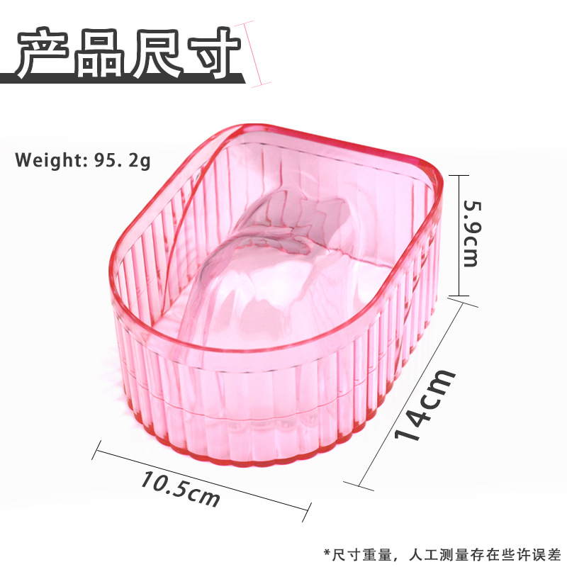 Herramientas de uñas para productos de limpieza de piel muerta software de cuenco de cuidado de uñas de mano acrílico cuerno cuenco de remojo al por mayor