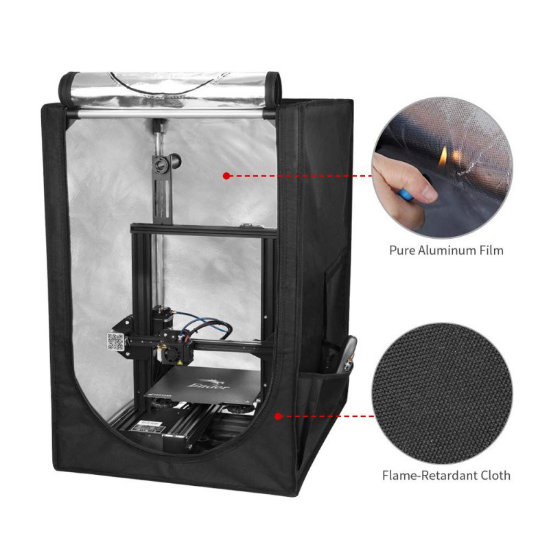 3D打印机隔热箱 耐高温罩 阻燃3D打印机箱子 3D打印机罩子