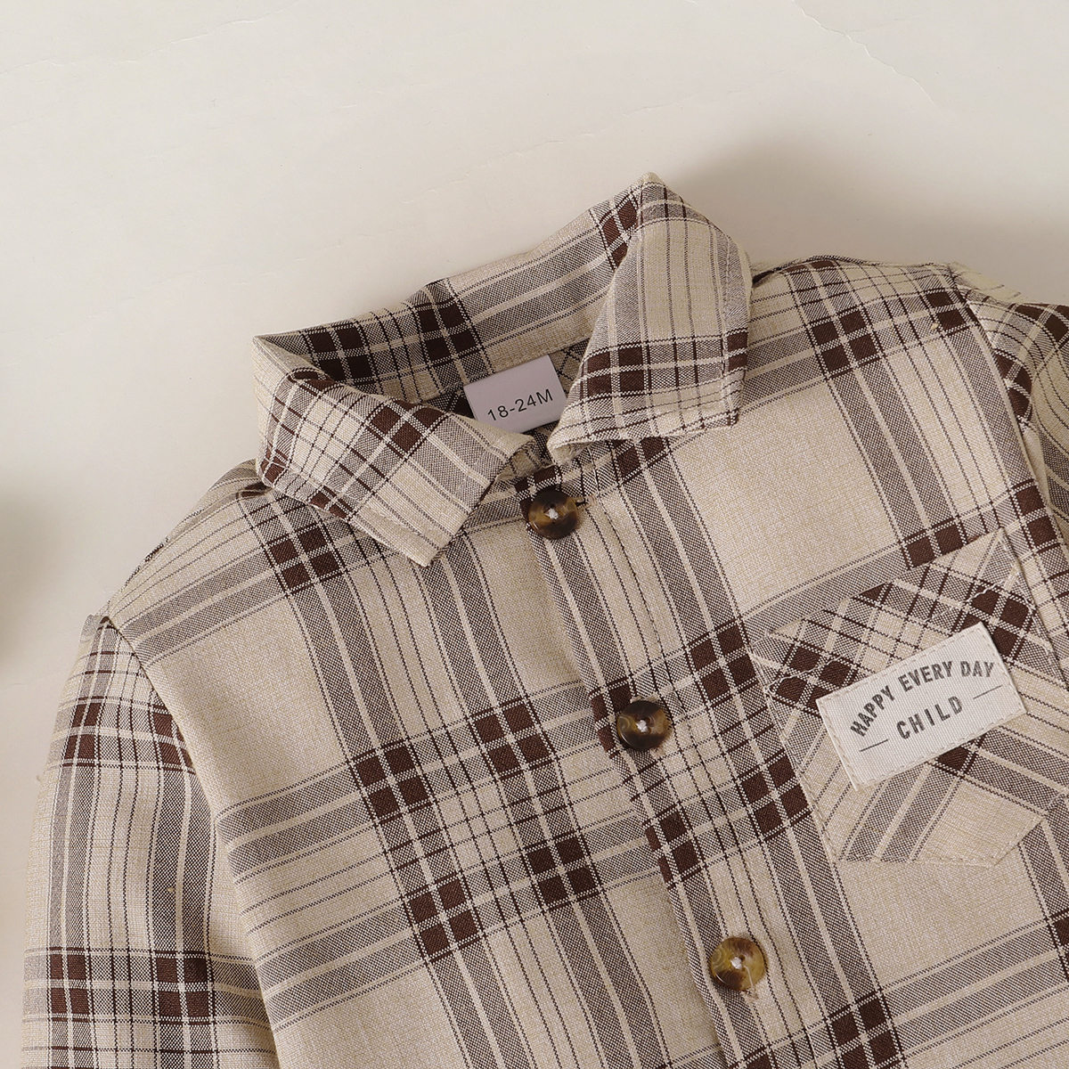 Nuovo set di camicie a quadretti per moda e tempo libero per bambini 2024_voghion.com
