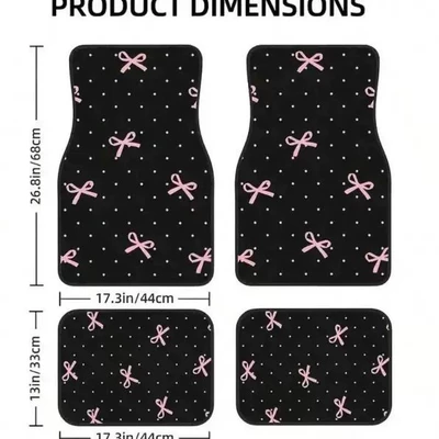 Mat Amazon Mat Wholesale – Avtomobil döşəmə paspasları - bow-tie-3344cm-two-piece-pack
