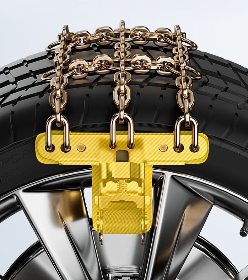 Yulan Car Anti-Skid Chain Universal Suv Off-Road Car Winter Snow New Rubber Tire Does Not Damage the Tire