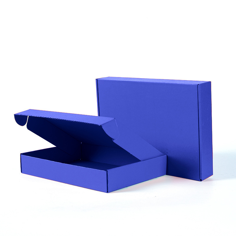 Caja de avión de color e-commerce embalaje Embalaje de ropa cartón corrugado desgaste armadura caja de embalaje logotipo impresión en color