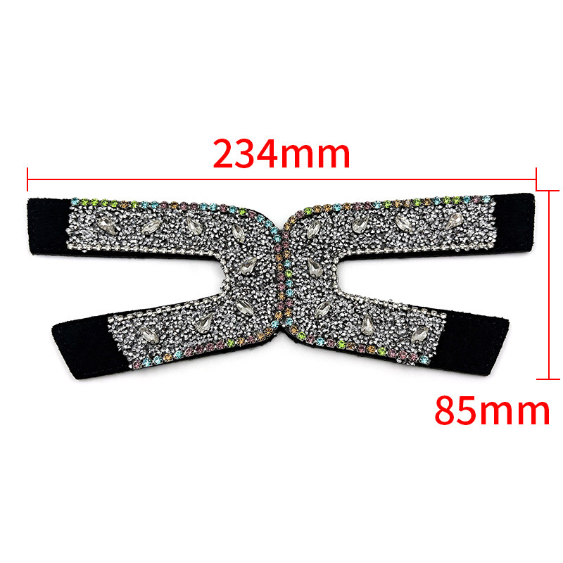 Nuevos accesorios de zapato DIY una sola forma de sandalias de diamante semiacabados zapatillas taladro superior
