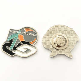 磁铁徽章定做定制生产制作 磁铁胸章图片背面磁性胸章