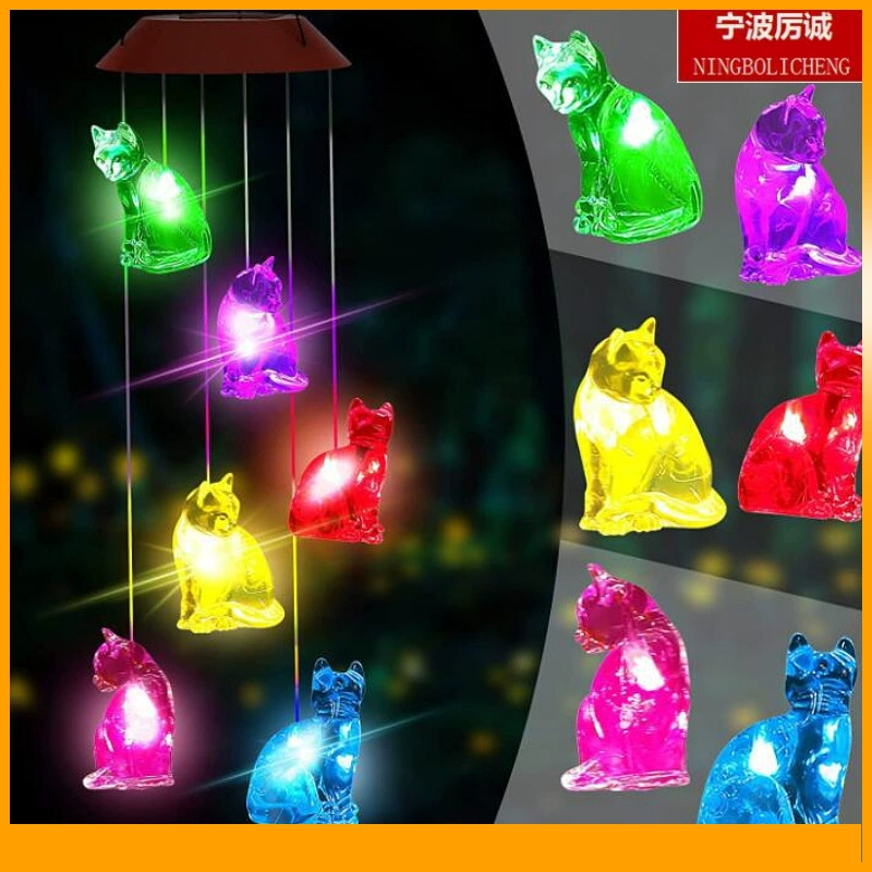 Солнечный ветер колокольчики открытый колокольчики солнечные садовые фонари солнечные фонари оптом люстры