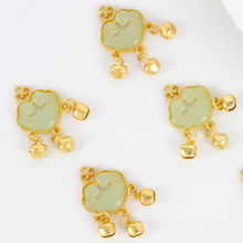 盘扣旗袍古法配件竹节吊坠圈挂件编织手链串隔散珠套饰品diy