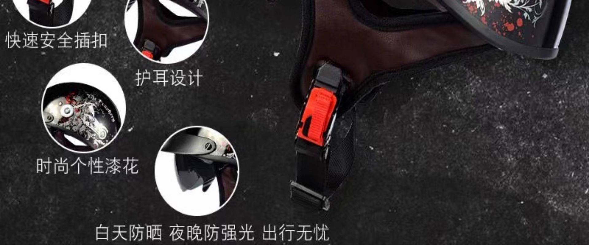 Foreign Trade Cross-Border Motorcycle Helmets, Retro Cruiser Half Helmets, Aliexpress, Amazon, Lei Electric Vehicle Helmets Wholesale