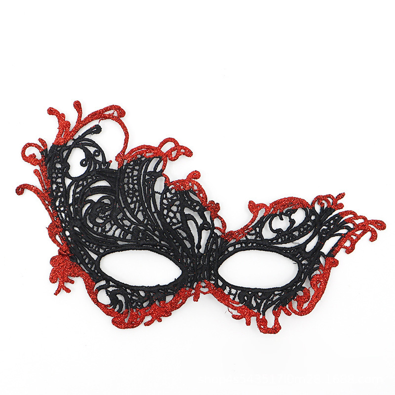 Ventas transfronterizas calientes de Halloween máscaras de encaje de Phoenix máscaras de rendimiento de máscaras sexuales de la reina