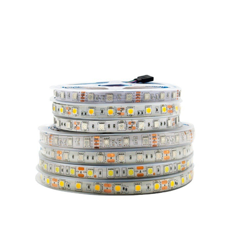 LED5050软灯条 30灯60灯RGB七彩单色软灯带12V24V低压自粘灯条|undefined