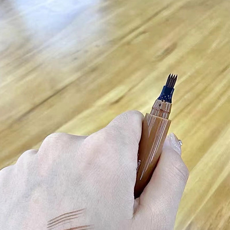 翠黛四叉水眉笔持久防水持久仿真眉感 根根分明眉笔女加工定制oem