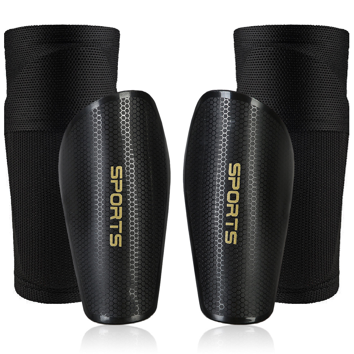Shin Guard Honeycomb Leg Guard With Cover Socks Combination Set Plug In Outdoor Training Sports Protective Gear_viptrois.com