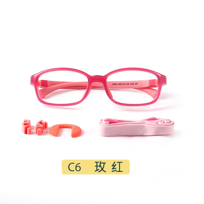 Universidad Nacional DE LOS NIÑOS ópticos de miopía gafas de marco de silicona almohadilla de la nariz gafas de miopía ultra-luz tr90 gafas de Marco